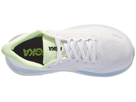 HOKA Clifton 11 Wide\Womens Shoes\Frost/Neon Yuzu