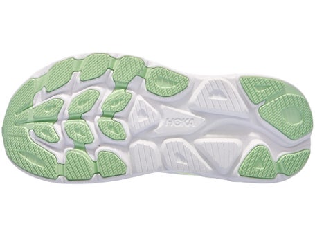 HOKA Clifton 11 Wide\Womens Shoes\Frost/Neon Yuzu