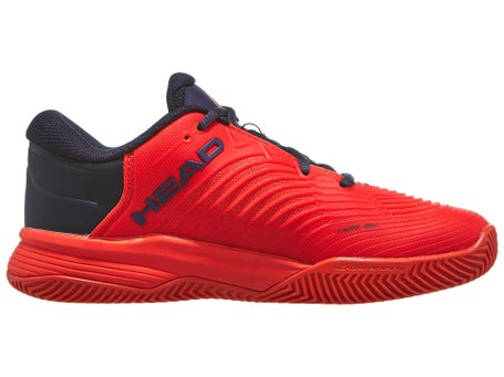 HEAD Revolt Pro 4.5 SANDPLATZ Kinderschuh Rot Dunkelblau