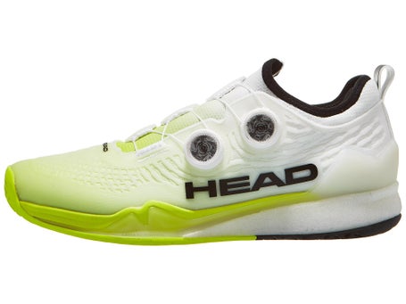 Chaussures Homme HEAD Endure Pro BOA Blanc Jaune TOUTES SURFACES