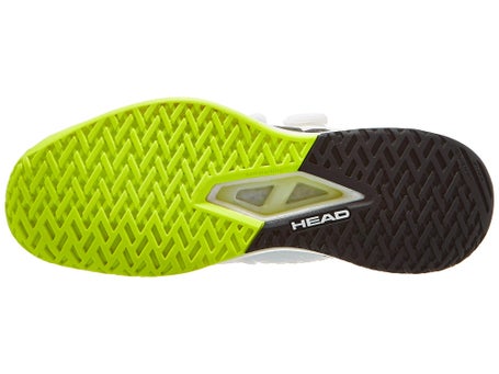Chaussures Homme HEAD Endure Pro BOA Blanc Jaune TOUTES SURFACES