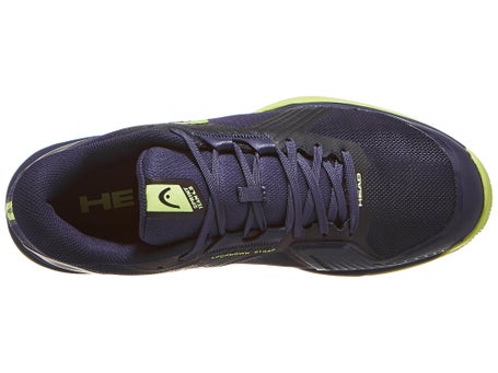 Chaussures Homme HEAD Sprint Team 4.0 Navy Lime TERRE BATTUE