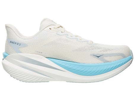 HOKA Mach X 3\Womens Shoes\White/Alabaster