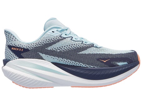 HOKA Mach X 3\Womens Shoes\Glimmering Blue/Navy