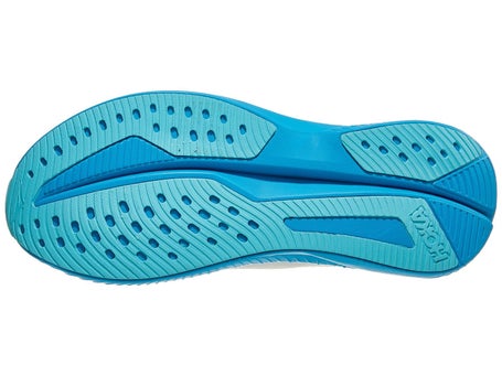HOKA Mach 6\Mens Shoes\White/Skyward Blue