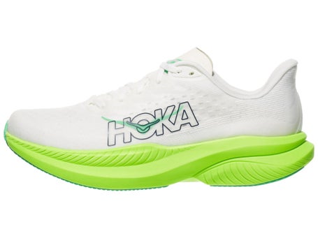 Zapatillas hombre HOKA Mach 6 White Neon Lime