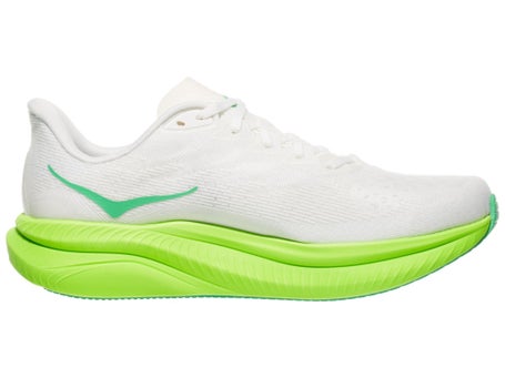 Zapatillas hombre HOKA Mach 6 White Neon Lime