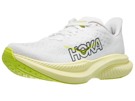 Zapatillas mujer HOKA Mach 6 White Neon Hoka Citrus