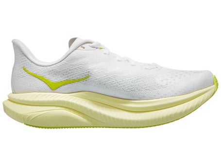 Zapatillas mujer HOKA Mach 6 White Neon Hoka Citrus