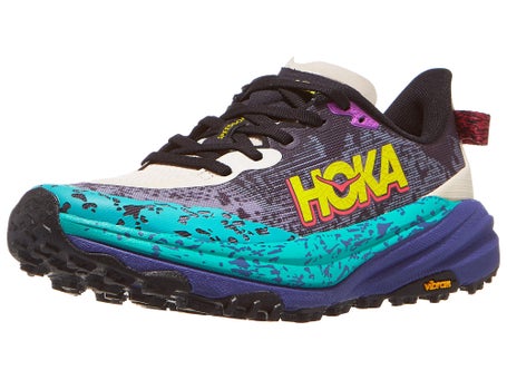 HOKA Speedgoat 6\Womens Shoes\Oatmeal/Mountain Iris