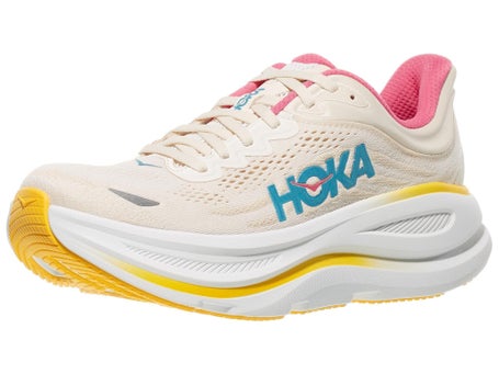 HOKA Bondi 9\Womens Shoes\Alabaster/Birch