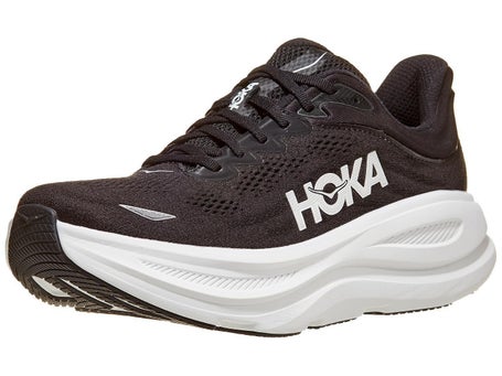 HOKA Bondi 9 Herren Laufschuhe Schwarz Weiß