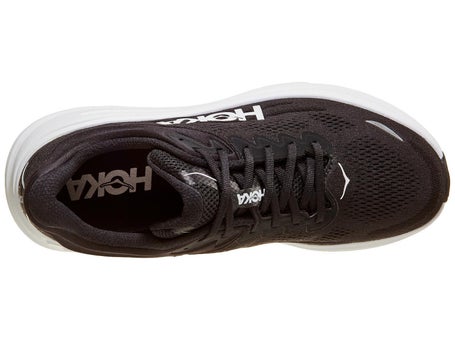 HOKA Bondi 9 Herren Laufschuhe Schwarz Weiß