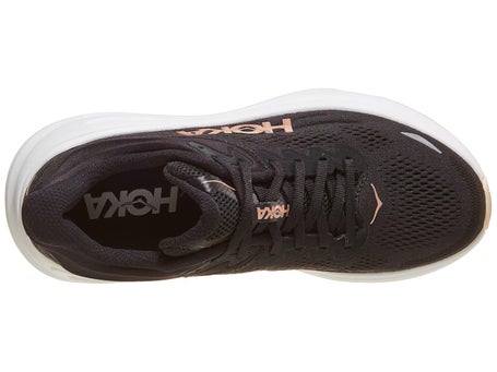 HOKA Bondi 9\Womens Shoes\Black/Rose Gold