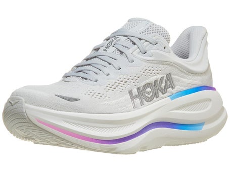 Scarpe HOKA Bondi 9 Cosmic Grey White Donna