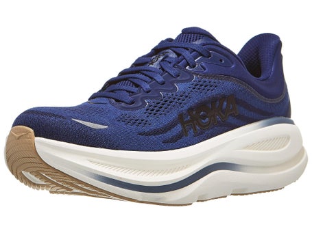 HOKA Bondi 9 Wide\Mens Shoes\Midnight Blue/Vars Navy 