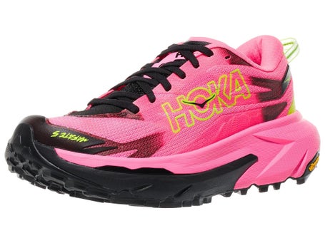 HOKA Mafate 5\Womens Shoes\Neon Rose/Black
