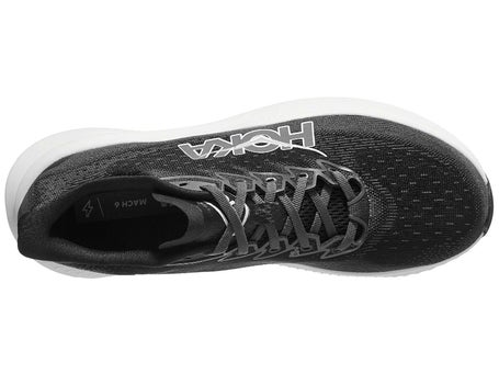 HOKA Mach 6 Herren Laufschuhe Schwarz Weiß