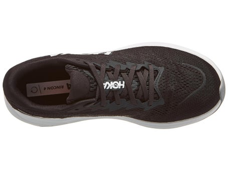 HOKA Rincon 4 Wide\Womens Shoes\Black/White