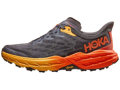 HOKA Speedgoat 5 Men's Shoes Castlerock/Flame - Running Warehouse Europe