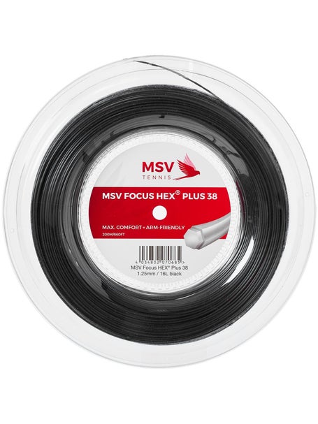 MSV Focus HEX Plus 38 1.25mm Tennissaite 200m Rolle