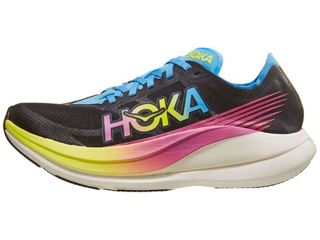 HOKA Rocket X 2 Unisex Shoes Black/Multi - Running Warehouse Europe