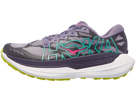 HOKA Rocket X Trail Damen Laufschuh Purple Citrus