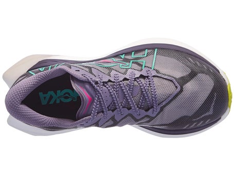 HOKA Rocket X Trail Damen Laufschuh Purple Citrus