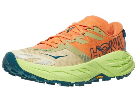 HOKA Speedgoat 7\Womens Shoes\Persimmon/Neon Yuzu