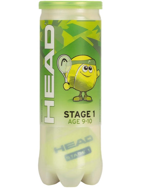 Tubo de 3 pelotas HEAD TIP Verde