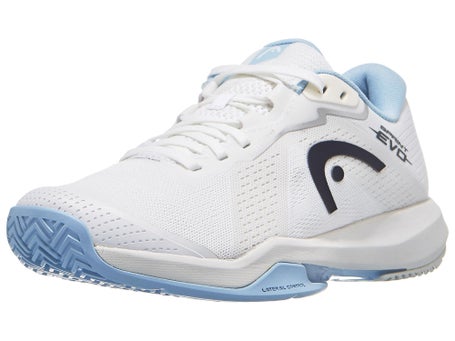 Chaussures Femme HEAD Sprint Evo 4.0 White Light Blue TOUTES SURFACES