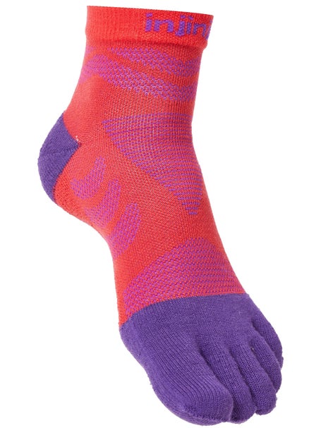Injinji Women's UR CoolMax Mini-Crew Tide Socks Running