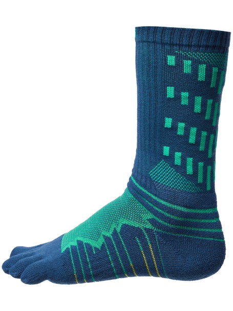 Injinji Unisex Ultra Run CoolMax Crew Socks