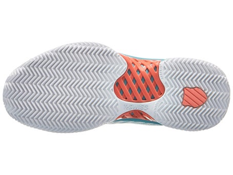 Zapatillas mujer K Swiss Express Light 3 White Blue TIERRA BATIDA