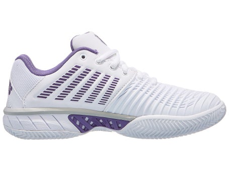 Zapatillas mujer K Swiss Express Light 3 White Purple TIERRA BATIDA