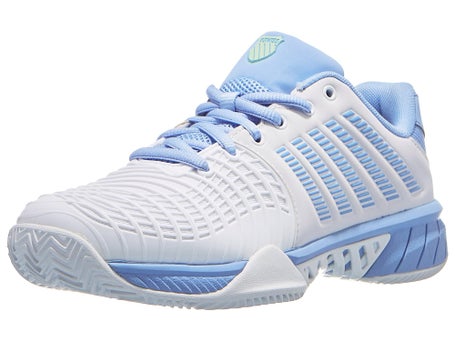 Zapatillas mujer K Swiss Express Light 3 White Blue TIERRA BATIDA
