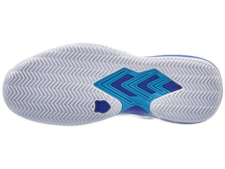 Chaussures Homme K Swiss Ultrashot Light White Blue TERRE BATTUE