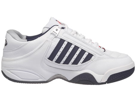 Chaussures Homme K Swiss Defier RS Blanc Bleu Marine TOUTES SURFACES