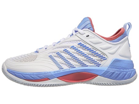 Scarpe K Swiss Hypercourt Supreme 2 Bianco Blu Donna TERRA BATTUTA