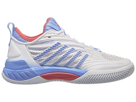 Scarpe K Swiss Hypercourt Supreme 2 Bianco Blu Donna TERRA BATTUTA