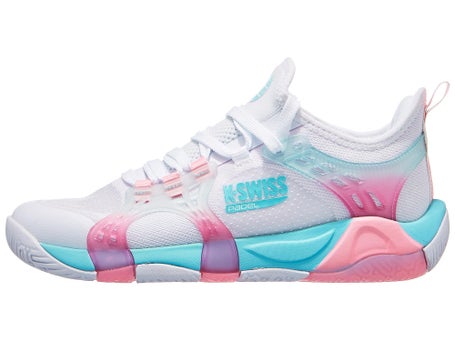 K-Swiss K-Frame Padel\White/Blue/Bubblegum Wom Shoe