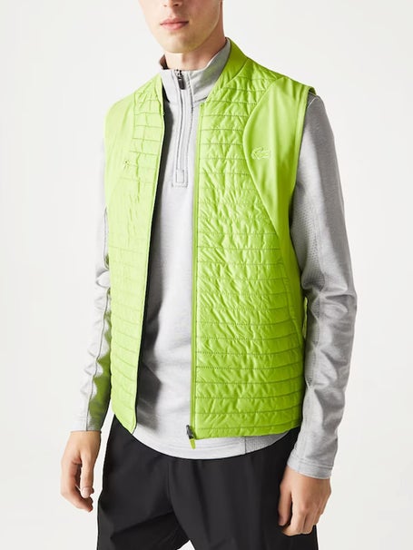 Lacoste Herren Herbst Weste ärmellos beidseitig tragbar Running