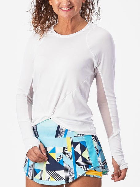Lucky in Love Damen Wrap It Up Langarmtop Weiß