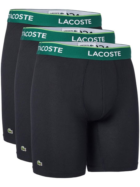 Lacoste Mens 3-Pack Performance Mesh Boxer Shorts
