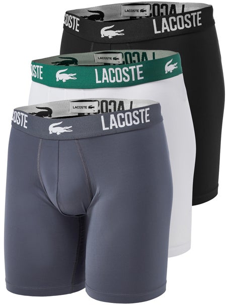 Lacoste Mens 3-Pack Performance Boxer Shorts
