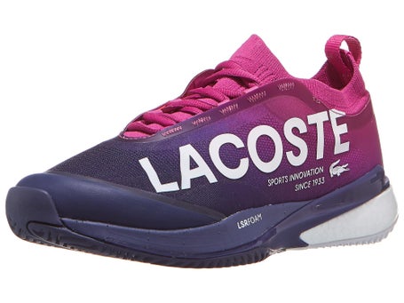 Lacoste AG LT 25 Lite SANDPLATZ Herrenschuh Pink Dunkelblau
