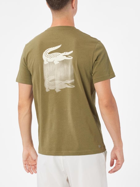 Lacoste Mens Fall Croco Spray T-Shirt