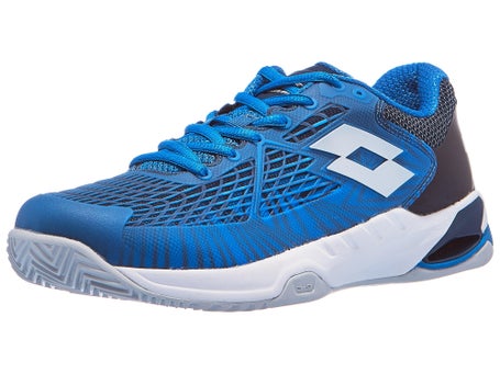 Chaussures Homme Lotto Mirage 100 II Blue Silver TERRE BATTUE