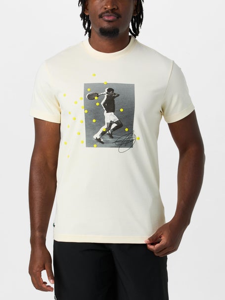 Lacoste Herren Frühjahr Novak Signature 3D T Shirt