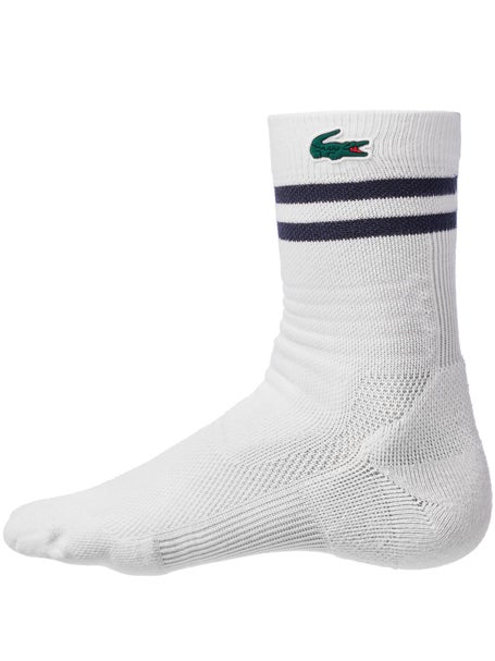 Lacoste Spring Performance Socks - White/Navy